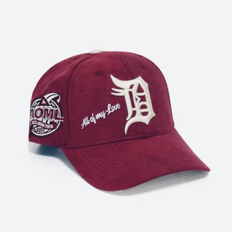 Delta SnapBack Crimson Suede