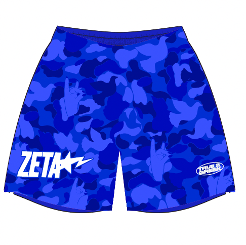 Zeta Bape Inspired Camo Mesh Shorts
