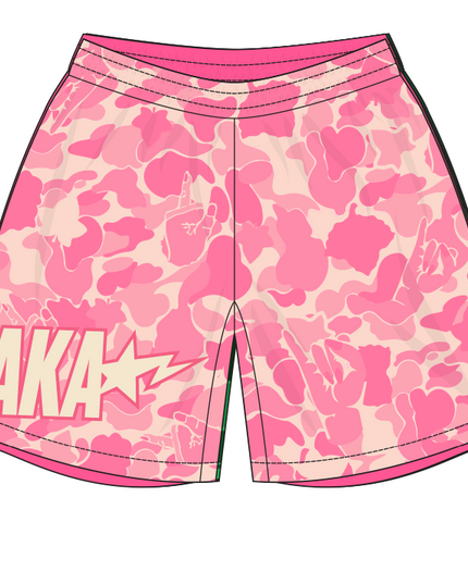 AKA Bape Inspired Camo Mesh Shorts