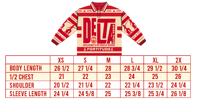 Delta Rugby Oversized Fit