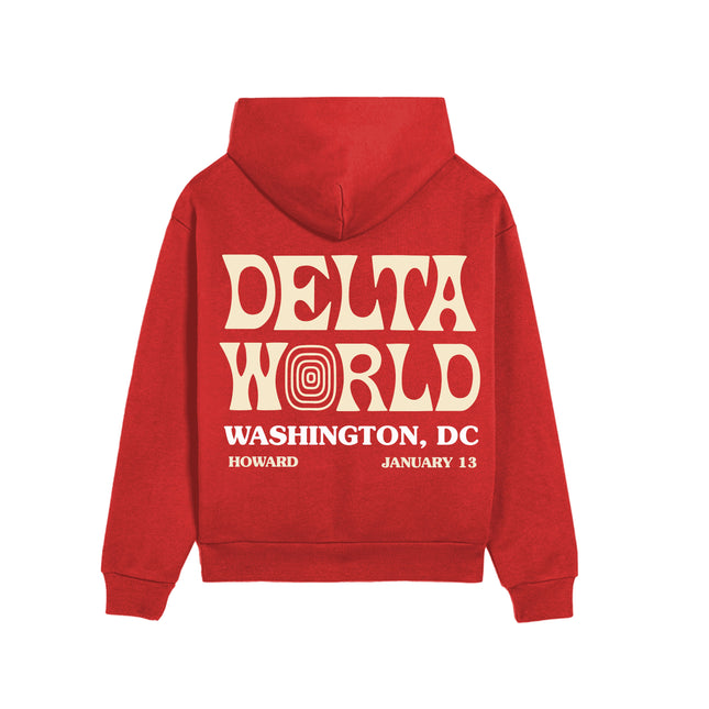 Delta World Hoodie (Small-Large Preorder Ships Nov 15th)
