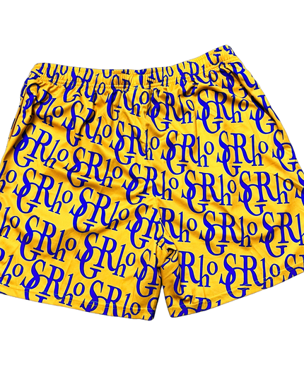 SGRHO Monogram Mesh Shorts