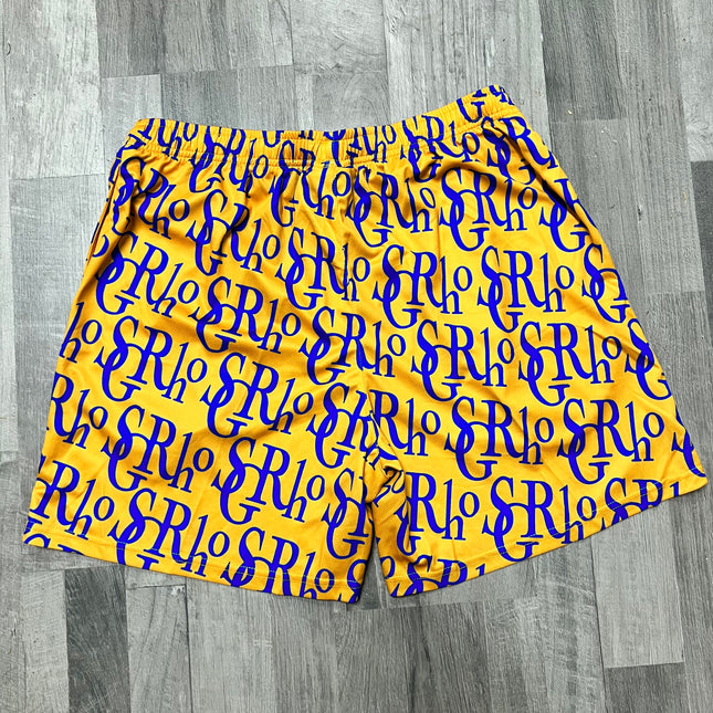 SGRHO Monogram Mesh Shorts