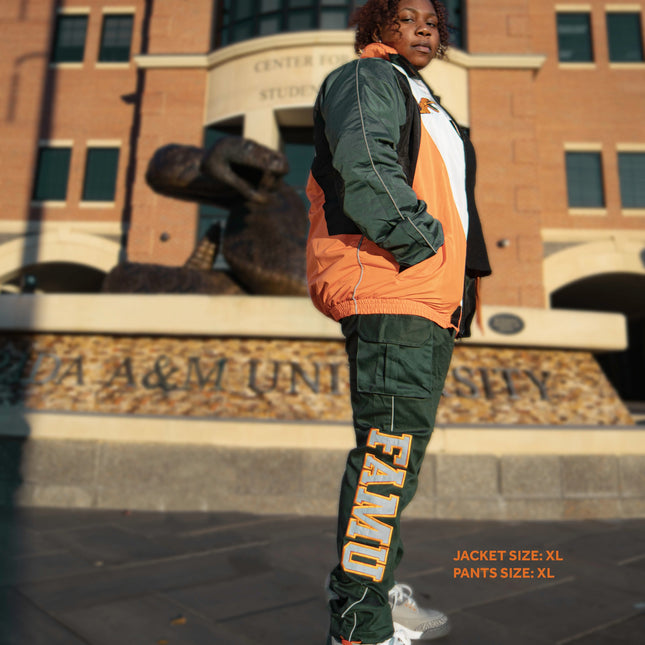 GRAMBLING Reflective Windbreaker (Size Ref in Pics)