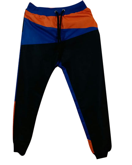 Blue/ Orange 90s Retro Pants